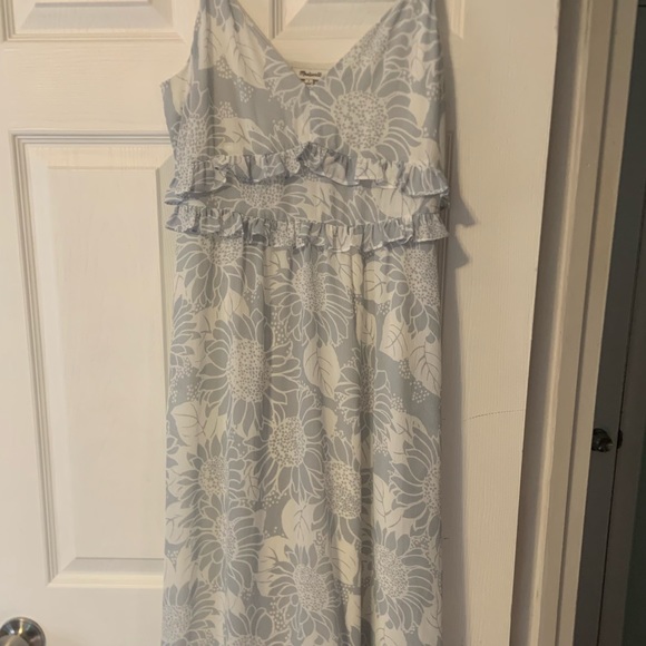 Madewell Summer Dress - Light Blue & White, New - Picture 7 of 7